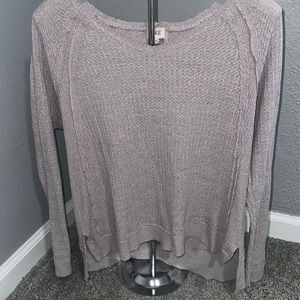 BKE High Low Lavender Shirt with Gorgeous Back Detail